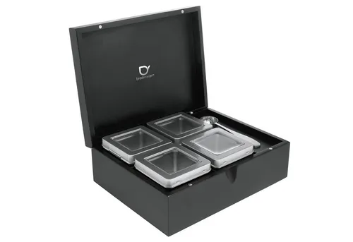 Bredemeijer Teebox-Set - Elegantes Teebox-Set aus Bambus, ideal zur stilvollen Aufbewahrung von Teesorten. Perfekt für Teeliebhaber und eine schöne Ergänzung für jede Küche.