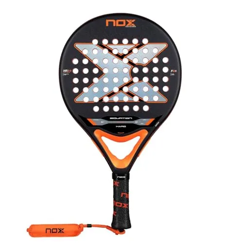 NOX Padelschläger EQUATION HARD ADVANCED orange|schwarz