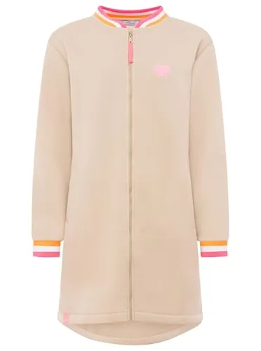 Zwillingsherz Damen Jacke Bombermantel – Model Heart Patch in beige von Zwillingsherz