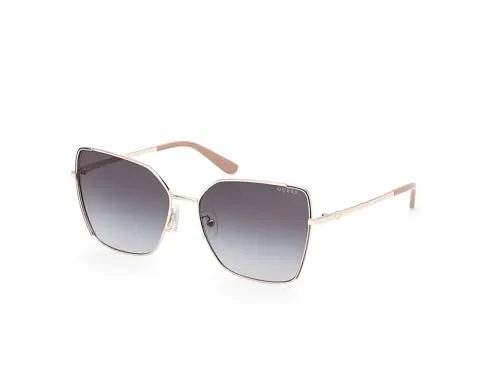 GUESS Unisex GU00192 Sonnenbrille, Gold, 59 - Sportbrille mit stylischem goldenen Rahmen, ideal für aktive Freizeitgestaltung und modische Akzente.
