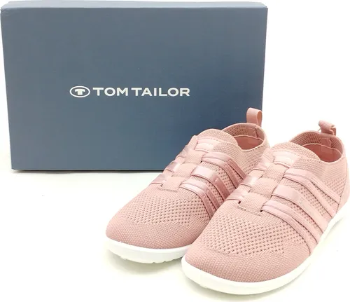 TOM TAILOR Kinder Knit-Sneaker Pull on in Rosa - Größe 31 - Sneaker für Kinder, bequemes Pull-on Design und stylische rosa Farbgebung für einen lässigen Look.