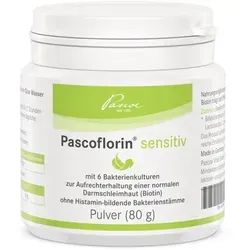 Pascoflorin sensitiv Pulver 80 g - Probiotikum für empfindliche Bäuche, rezeptfrei von Pascoe Vital GmbH