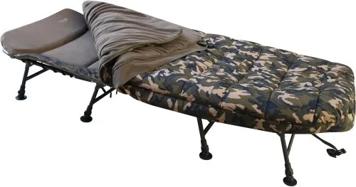 MK 8 Bein Bedchair Camo Sleeping System von MK Angelsport
