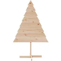 vidaXL Weihnachtsbaum zum Schmücken 150 cm aus Massivholz - Nussknacker – Gestalte deine Weihnachtsdekoration individuell mit diesem stabilen Holzbaum, der rustikalen Charme und vielseitige Einsatzmöglichkeiten für festliche Anlässe bietet.