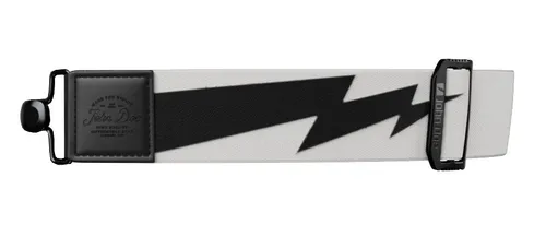 John Doe JD/ONE Goggle Strap Flash Ersatz Brillenband - Hochwertiges Brillenband in Schwarz-Weiß für optimalen Halt und Komfort beim Motorradfahren. Ideal für Unisex-Erwachsene und robust für den täglichen Einsatz.