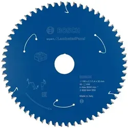 Bosch Accessories 2608644550 Kreissägeblatt 190 x 30 mm - 60 Zähne, optimiert für müheloses und sauberes Sägen von laminierten Platten
