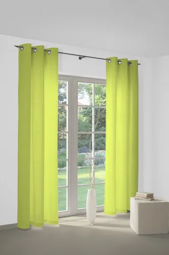 Wirth Vorhang WirthNatur (1 St), Ösen, blickdicht, 1-lagig