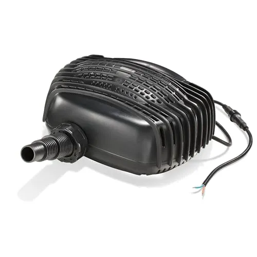 esotec Solarpumpe Garda Einzelpumpe 12-18V/DC 1800-2450l/h - Leistungsstarke Bachlaufpumpe für Gartenteiche, betrieben mit 12 V Solaranlage. Mit Trockenlaufschutz und justierbarem Wasserabgang - ideal für individuelle Teichgestaltungen.