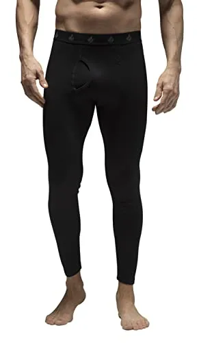 HEAT HOLDERS - Herren Warm Gefüttert Innenfleece Thermounterhose | Polyester Leggings Für Winter | Thermounterwäsche Unterhose Sport (M, X-warm - lite)