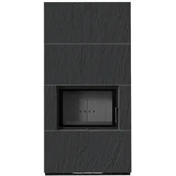 Produktbild Kaminbausatz KRATKI FLOKI BOX 8 kW – Modernes Design in Schwarz