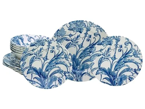 CreaTable Teller-Set Venecia 18-tlg, mehrfarbig,CreaTable