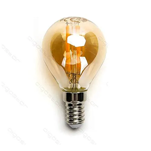 Watt E14 Edison LED Vintage Filament Glühbirne Birne Leuchtmittel Retro Nostalgie Beleuchtung G45 2200K Warmweiß 4