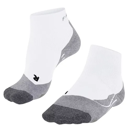 Falke Tennissocke PL2 Short (feuchtigkeitsableitende, optimale Passform) weiss/grau Damen - 1 Paar