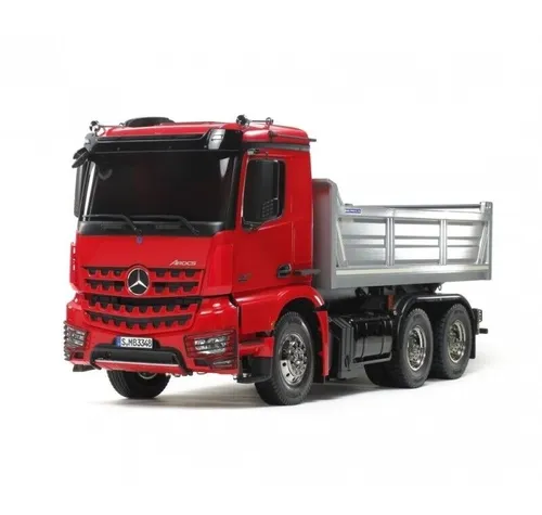 Tamiya 56361 1:14 RC Kipper MB Arocs 3348 - RC-Modelle, detailgetreuer Kipper im Maßstab 1:14 mit kraftvollem Elektroantrieb für realistische Fahrten.