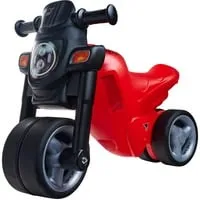 Big Sport Bike Laufrad Rot - Robustes Kinder-Laufrad mit breiten Reifen, hohe Kippsicherheit und tiefergelegter Sitz, belastbar bis 25 kg, ideal für Kinder ab 18 Monaten