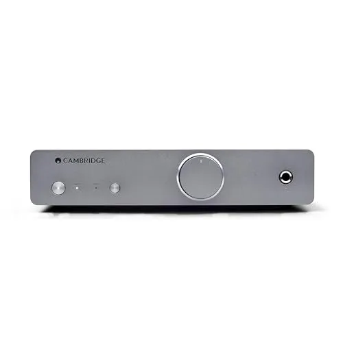 Cambridge Audio Alva Duo - Stereo Moving Magnet und Moving Coil Phonostufe Vorverstärker, integrierter Kopfhörereingang und elegantes Design in Lunar Grey