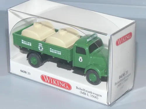 Wiking - MB L 3500 Behelfstankwagen - 1/87 H0 - 043020 - Neu&Ovp -