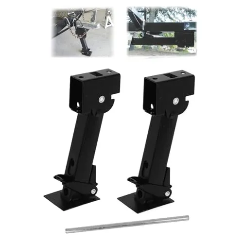 Anhänger Stabilisator,Wohnwagen Stützen,2 Stück Einstellbare Länge Wohnmobil Stabilisator Wagenheber,Unterstellbock 650lb,Unterstützung 1000lb,Rostschutzbehandlung,Für Wohnmobile, Wohnwagen Usw.