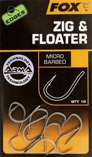 FOX International Karpfenhaken Fox Edges Armapoint Zig & Floater Hooks - 10 Karpfenhaken