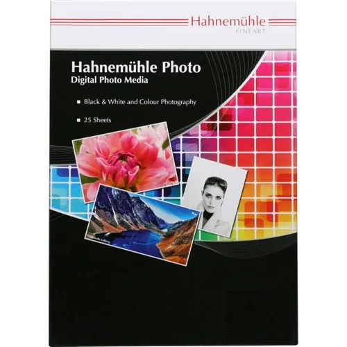 Hahnemühle Photo Matt Fibre Duo 210g A3+ - 25 Blatt - Fotopapier für Digitalkameras, ideal für hochwertige Drucke mit mattem Finish und hervorragender Farbwiedergabe.