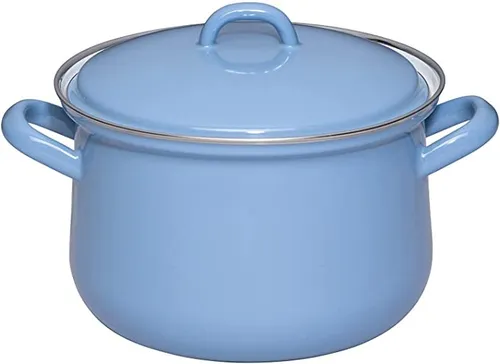 Riess Fleischtopf 18cm mit Deckel – Kratzfester Edelstahl - Kochtopf aus kratzfestem Edelstahl, leicht zu reinigen und ideal für Induktionsherde. Perfekt für köstliche Fleischgerichte!