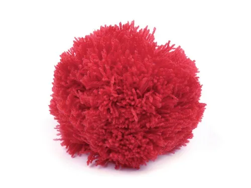 maDDma Pompon 2 Bommeln / Wollbommeln / Pompons, himbeer