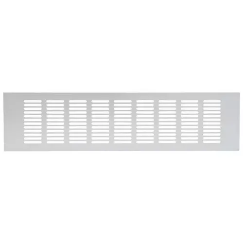 Sockelgitter Aluminium Silber 100x400mm RA1040S