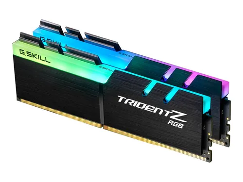 Trident Z RGB 16 GB DDR4-3200 Dual-Kit - Arbeitsspeicher mit 16 GB (2x 8 GB), beeindruckendem RGB-Beleuchtungsdesign und INTEL XMP Unterstützung für optimierte Leistung.
