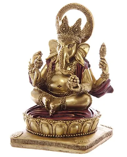bick.shop Ganesha Statue Hinduismus Buddha buddafigur Indien Buddhismus indische ganescha Figur TOP