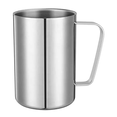 luvtree Doppelwandiger Thermobecher aus Edelstahl.Thermo Tasse,Tasse Camping,Metall Tasse,Edelstahlbecher 500ml. Für Kalt- und Heißgetränke geeignet.
