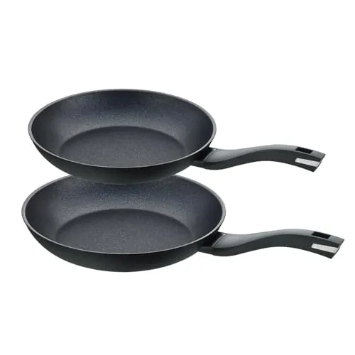 Berndes Pfannen Set Induction Enduro 2tlg. – 24 & 28 cm Bratpfannen aus recyceltem Aluminium