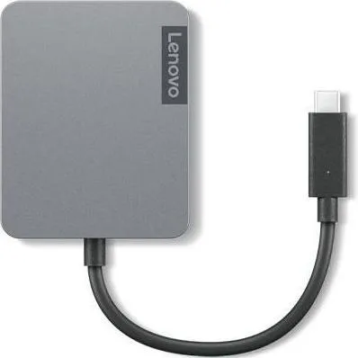 Lenovo USB-C Travel Gen2 Hub - USB Hub mit 1 x VGA, 1 x HDMI, 1 x 1Gb Ethernet und 1 x SuperSpeed USB, ideal für ThinkCentre und ThinkPad Modelle, kompakt und vielseitig für unterwegs.