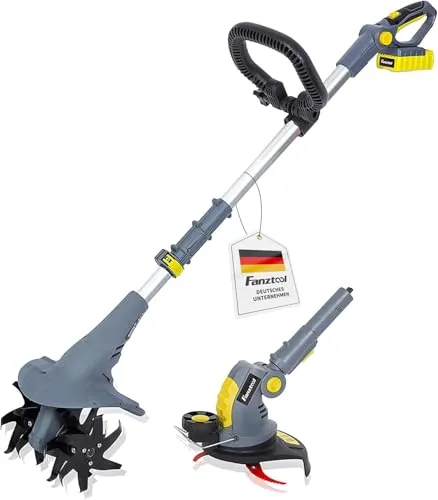 FANZTOOL 2-in-1 Gartenfräse Akku 20V