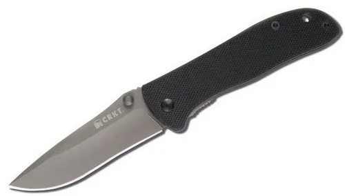 CRKT Einhandmesser Drifter G-10 - Praktisches und leichtes Taschenmesser für den Alltag. Die rostfreie Klinge sorgt für eine zuverlässige Nutzung, während der Hosenclip das Mitnehmen erleichtert. Ideal für vielseitige Einsätze.