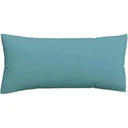 Schlafgut Kopfkissenbezug Knitted Jersey, Pastellblau, Textil, Uni, 40x80 cm, Grüner Punkt, Textiles Vertrauen