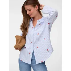 Vero Moda Hemdbluse VMTIRA LS SHIRT WVN – Modische Bluse in Weiß