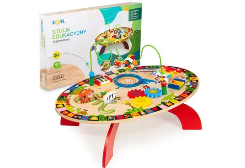 COIL Spieltisch - Sensorischer Tisch für Kinder ab 12 Monaten - Spieltisch für Kleinkinder, fördert die sensorische Entwicklung und sorgt für stundenlangen Spielspaß unter Aufsicht von Erwachsenen.