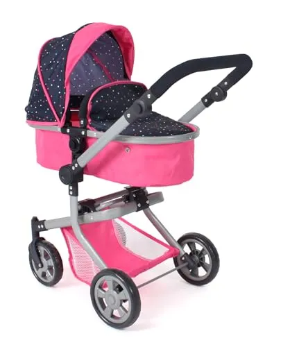 Bayer Chic 2000® 2in1 Puppenwagen Mika – Konfetti Pink von Bayer Chic 2000