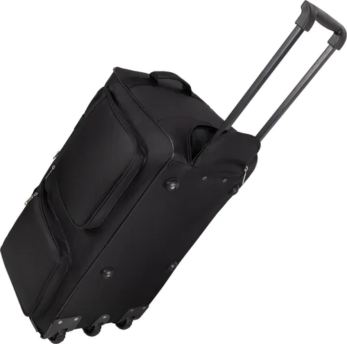 EAAKIE Trolleytasche Reisetasche Rollentasche Gr.M (85L) - Koffer mit 85 Litern Volumen, 3 Leichtlauf-Rollen und ausziehbarem Trolleygestänge für mühelosen Transport, platzsparend zusammenklappbar für einfache Lagerung.