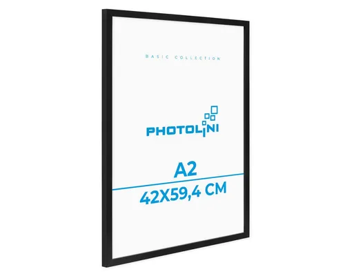 PHOTOLINI Bilderrahmen Poster-Einzelrahmen Modern Schmal