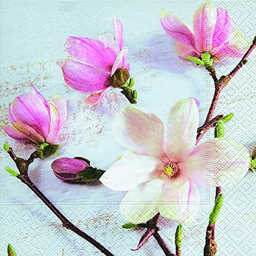 PAPER+DESIGN Servietten 20 St. FSCMix 25x25 cm, Magnolia