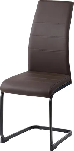 HTI-Living Freischwinger Schwingstuhl SallyP PU Braun in braun von HTI-Line