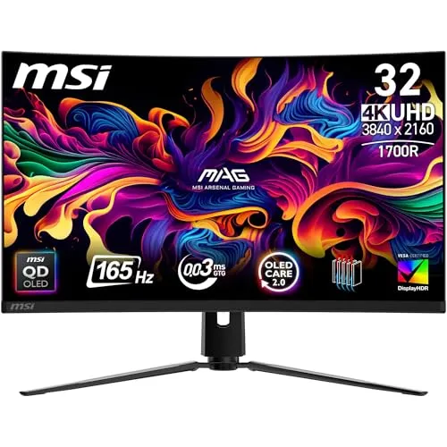 Produktbild MSI MAG 321CUP QD-OLED Computerbildschirm 31.5