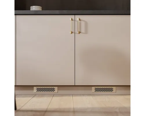 MS Beschläge Lüftungsgitter Aluminium Stegblech 60mm x 245mm Belüftungsgitter