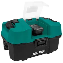 Vonroc Tragbarer Staubsauger – Nass Trockensauger – 20V