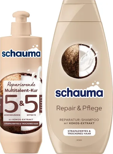 SCHAUMA 5&5 Kur Reparierend 300ml & Shampoo Repair 400ml