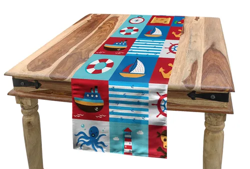 Abakuhaus, Meer Tischläufer, 40 cm x 225 cm