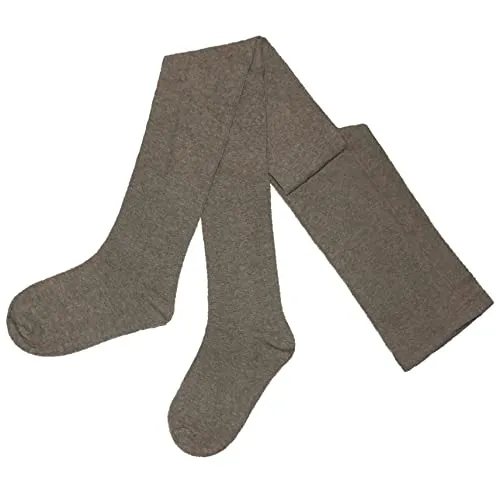 Weri Spezials Damenstrumpfhose in Kurz-Grössen Blickdicht Baumwolle in mehreren Farben und Grössen - von zierlich bis stabil für kleinere (bis164 cm) Frauen. (48-50 K, Rinde meliert K)