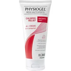 Physiogel Calming Relief A.I. Creme 100 ML - Ganzkörperpflege für trockene, juckende und gereizte Haut. Die hypoallergene Creme bietet sofortige Linderung und langanhaltende Feuchtigkeitsversorgung, stärkt die Haut-Lipid-Barriere.