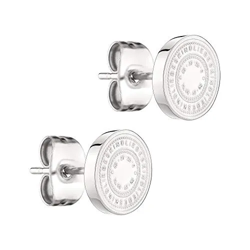 Liebeskind Berlin Münz-Ohrstecker LJ-0773-E-08 Silber in silber von Liebeskind Berlin